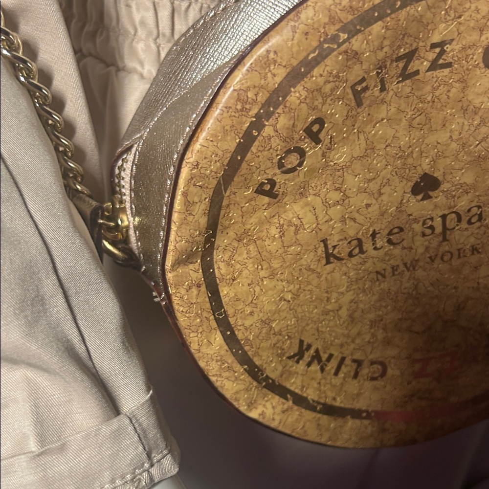 Kate Spade Tan and Gold Crossbody Bag - Picture 6 of 9